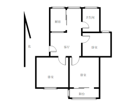 清扬新村 3室1厅 南 北-无锡梁溪清名桥二手房