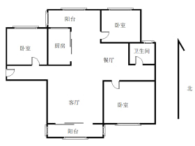 华亭 阳光绿洲 3室2厅 南 北-芜湖镜湖区镜湖中心二手房