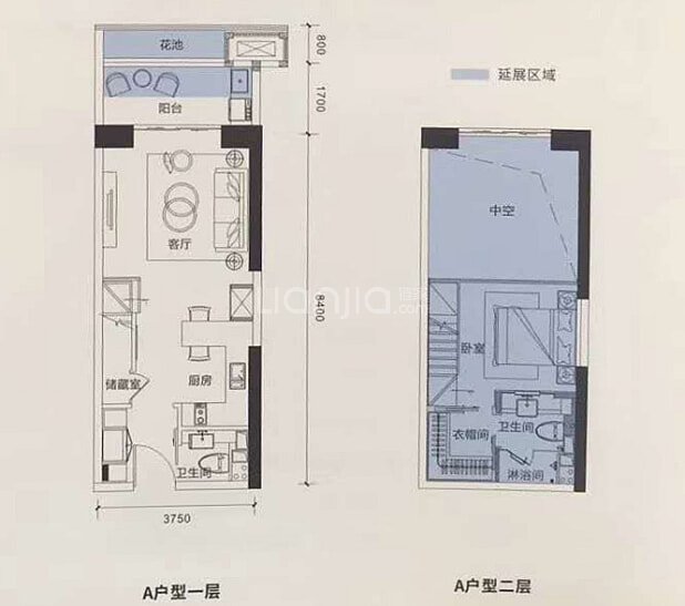 loft公寓a户型