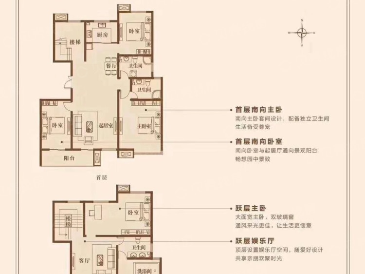 隆基泰和万和郡4室3厅3卫户型图