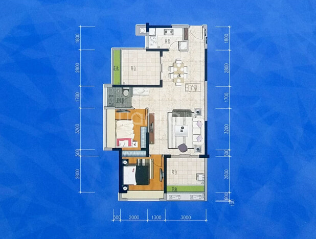 【水榭丹堤_儋州水榭丹堤楼盘】户型图|房型图-儋州