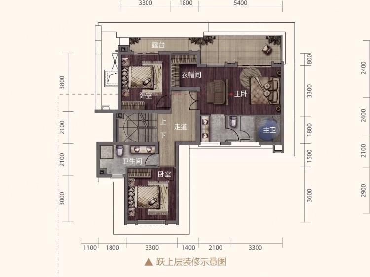 保利堂悦4室2厅3卫户型图