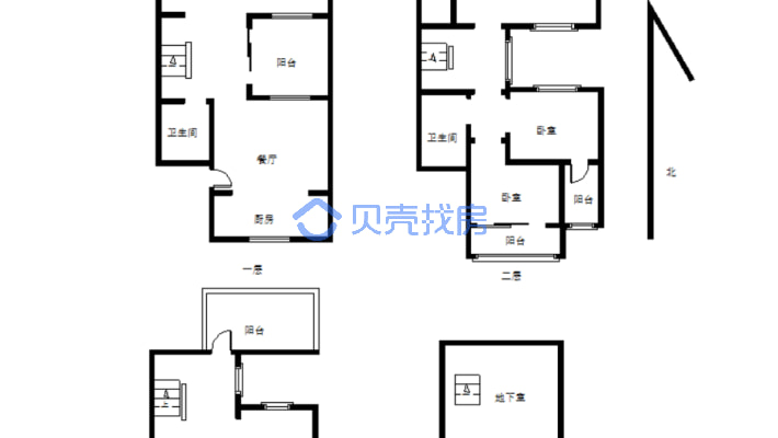 正荣·御品 5室3厅 南-户型图