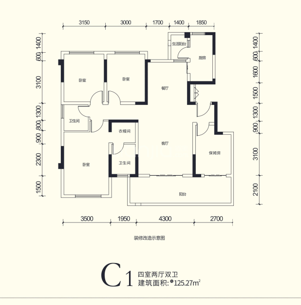 【半山府邸_南充半山府邸楼盘】户型图|房型图-南充
