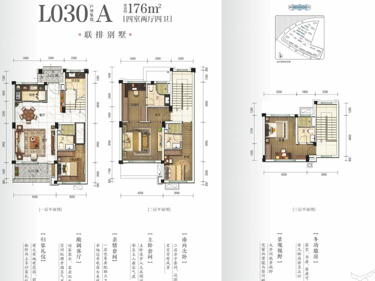 【碧桂园凤凰湾_武汉碧桂园凤凰湾楼盘】四居室户型图|4室2厅1厨4卫建