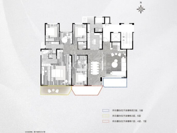 荣盛江天瓴筑--建面 278m05