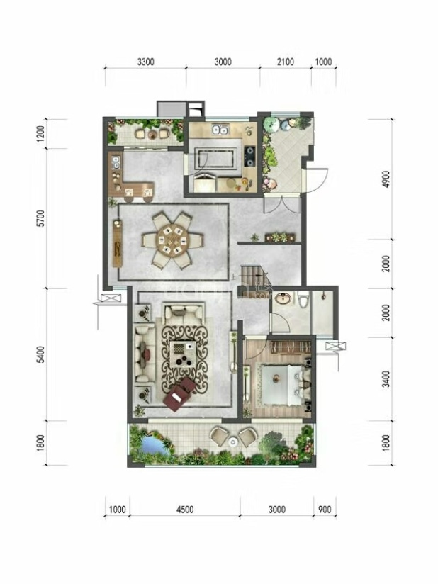 【圣桦龙湾半岛_汉中圣桦龙湾半岛楼盘】户型图|房型图-汉中贝壳新房