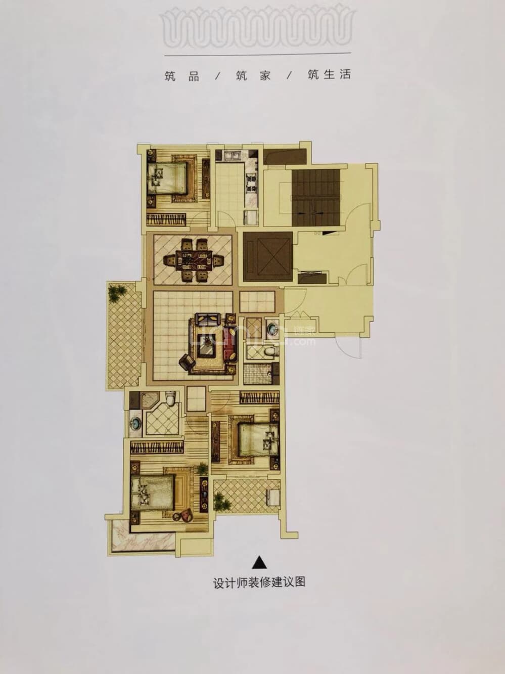 【新湖明珠城滨湖苑_苏州新湖明珠城滨湖苑楼盘】零居室户型图|4室2厅