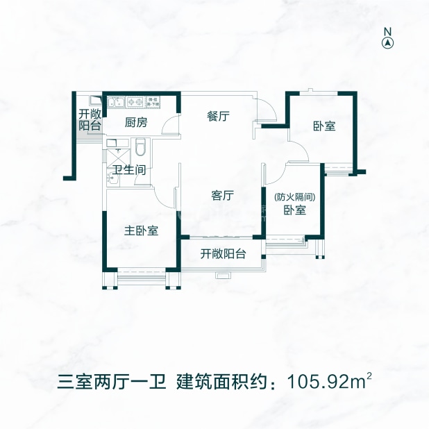 【恒大珺睿府_渭南恒大珺睿府楼盘】户型图|房型图