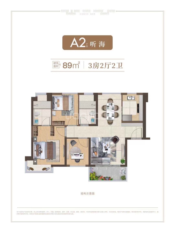 杨雅凤新房顾问查看更多楼盘详情风险提示贝壳用户风险提示楼盘户型三