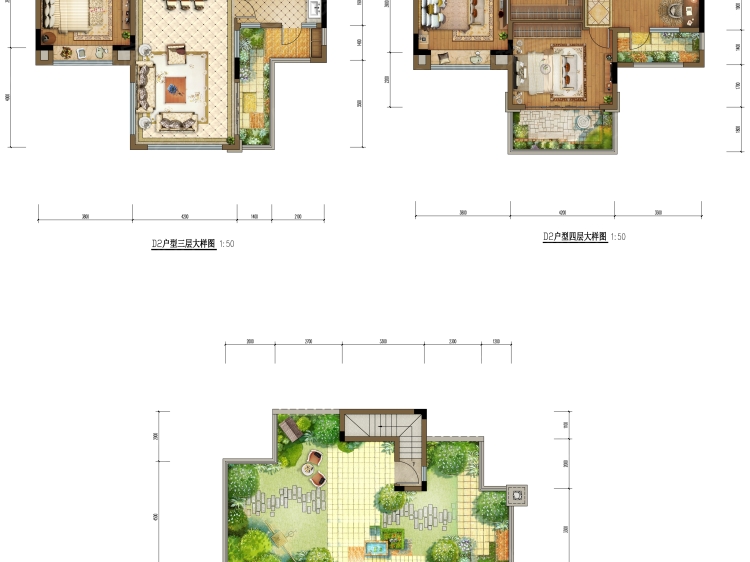 禹洲雍锦府4室2厅3卫户型图