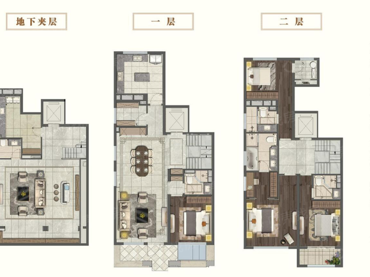 首开杭州金茂府4室3厅5卫户型图