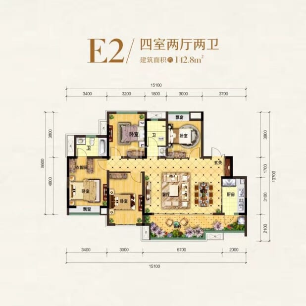 【天誉合府_南充天誉合府楼盘】户型图|房型图-南充