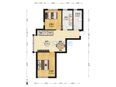 文欣苑 2室1厅 76平米-沈阳文欣苑户型图