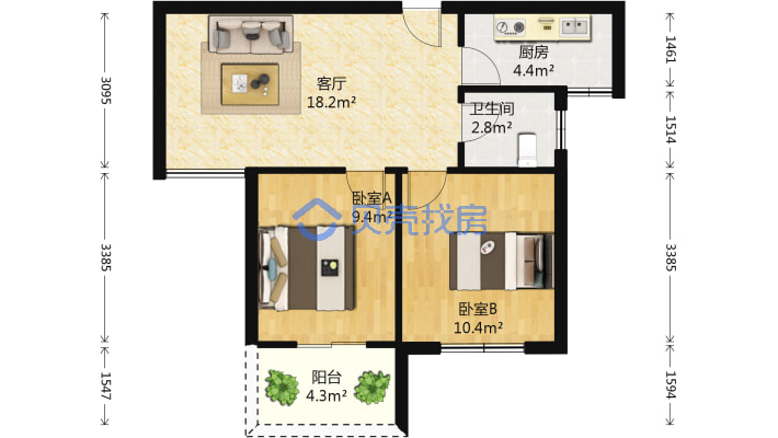 户型图合郢花园简介查看小区详情小区均价8688 元㎡建筑年代2000年