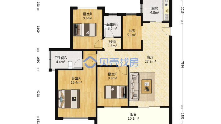 万达商圈金昌诚园品质小区满2年精装带地暖