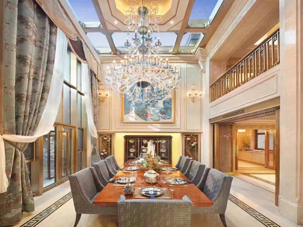 棠颂别墅样板间,别墅样板间,中式别墅样板间_大山谷图库
