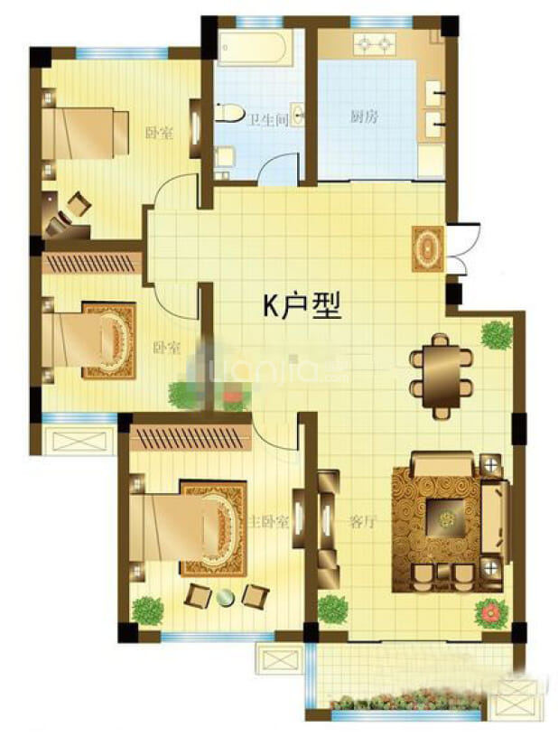 【东悦府_临沂东悦府楼盘】户型图|房型图-临沂贝壳