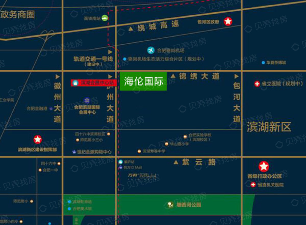 【海伦国际_西安海伦国际楼盘】效果图相册-西安贝壳新房