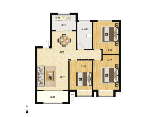 【山水龙城05区_烟台山水龙城05区楼盘】户型图|房型