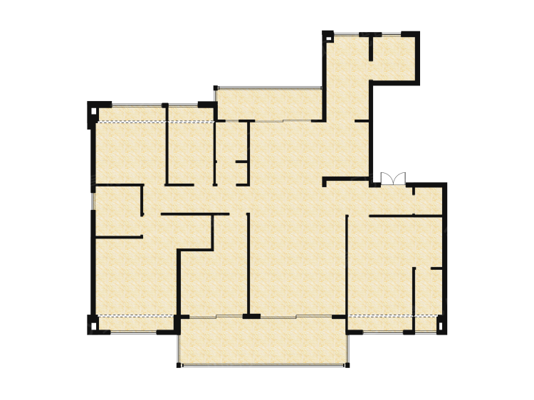 碧桂园中俊天玺四居室户型图大全-焦作碧桂园中俊天玺四居室房型图
