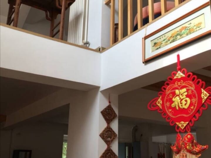金盟山庄独栋别墅,前后一亩多的院子,带池塘