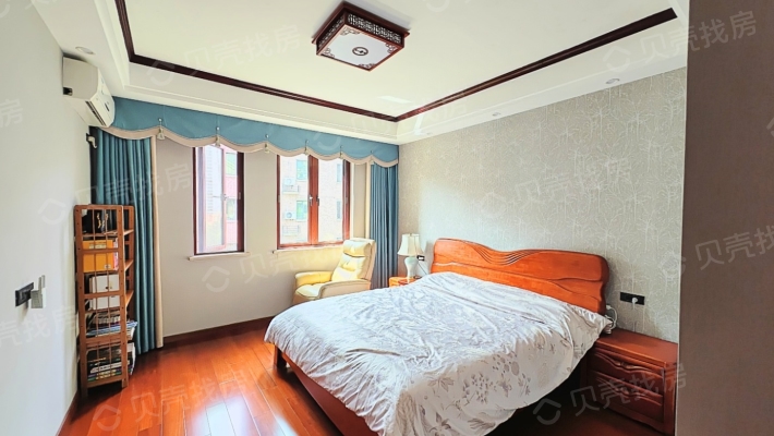上海人家三房两厅，交通便利，小区环境干净舒适-卧室B