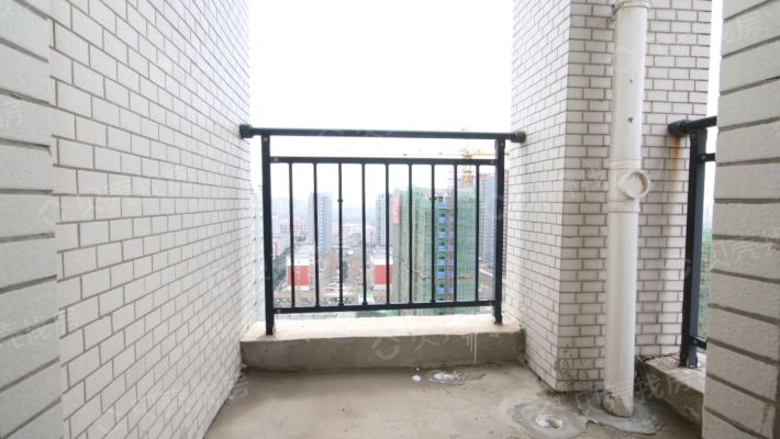 泛化新城顶楼复式带平台，电梯毛坯房-阳台