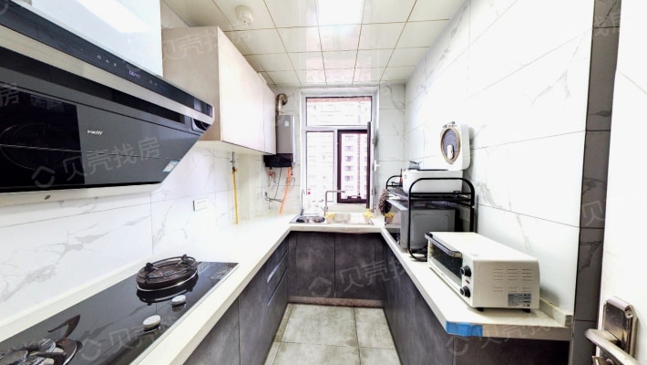 世界公元二期103平米 精装 三室 带家具家电 拎包入住-厨房