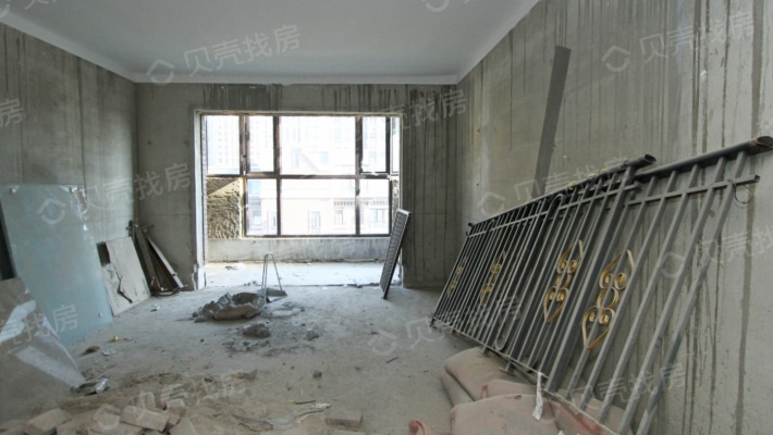 天明城名仕公馆7层电梯复试洋房带平台 格局改良-客厅A