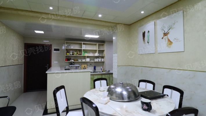 金江外滩精装三室出售房子户型方正-餐厅