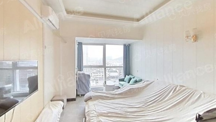 新！润达国际悦公馆精装单身公寓出售-卧室