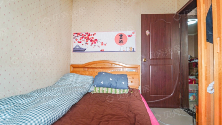 北京路小西沟点地铁口电梯高层单身公寓-卧室