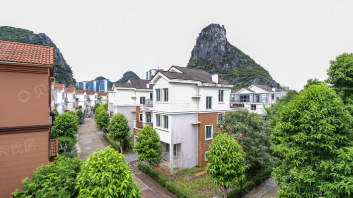 临桂麒麟湾独栋别墅建面299平毛坯329万_桂林麒麟湾二手房5室2厅299