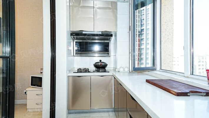 中豪润园B区大平层三居室全明方正户型-厨房