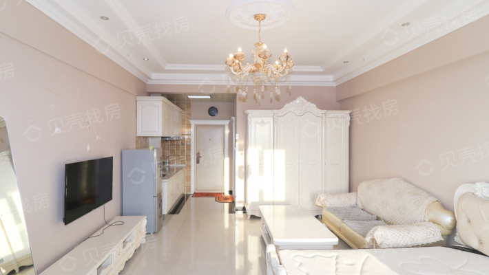 大一居室 温馨精装修 有房产证随时 看随时过户-卧室