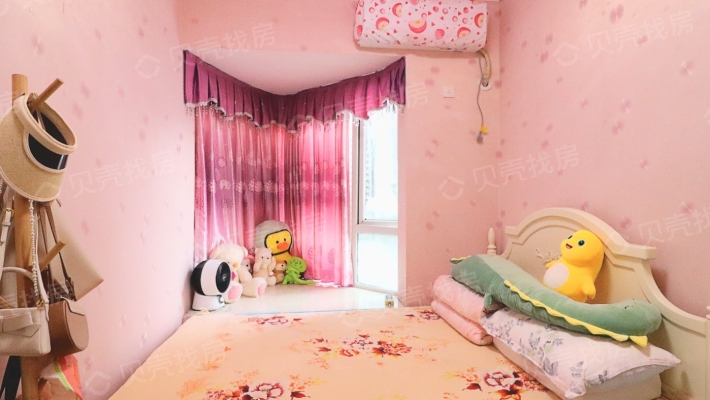 金江外滩观江两室 户型方正 装修温馨 拎包入住-卧室B