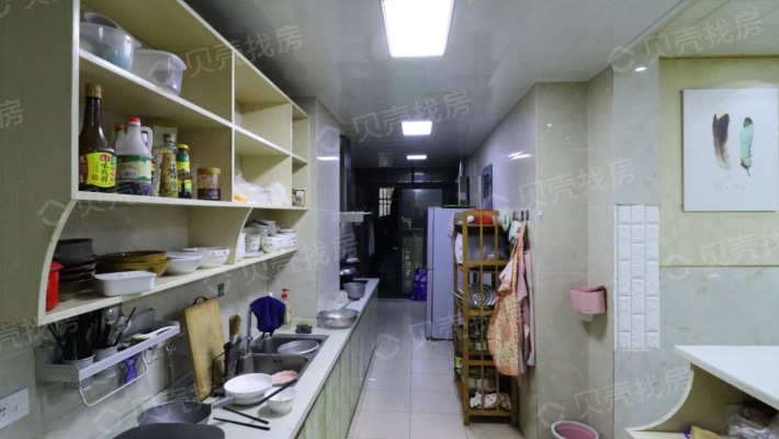 金江外滩精装三室出售房子户型方正-厨房