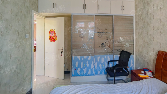 沙区北园春品质小区环境优美两室拎包入住交通生活便利-卧室B