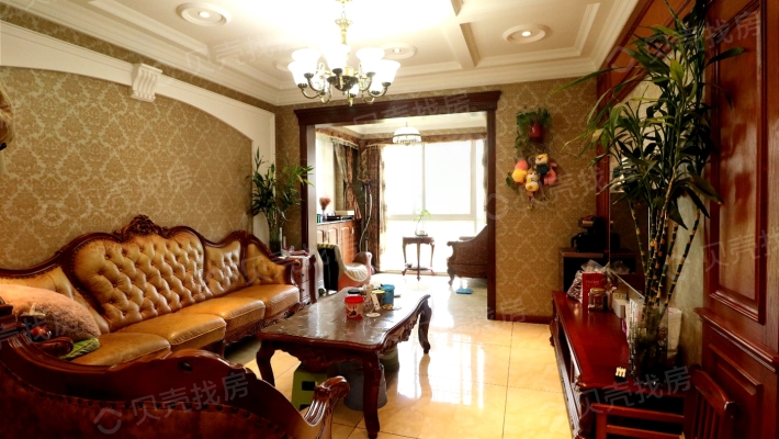 东坝龙和锦尚三居室，配套设施齐全，出行方便-客厅