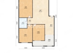 整租·万城华府一期 3室2厅 南/北_万城华府一期租房