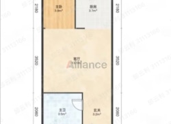 整租·铂蓝郡伦敦街 1室1厅 南_铂蓝郡伦敦街租房