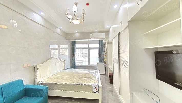 润达国际  单身公寓  70年产权新装修从未入住过-卧室
