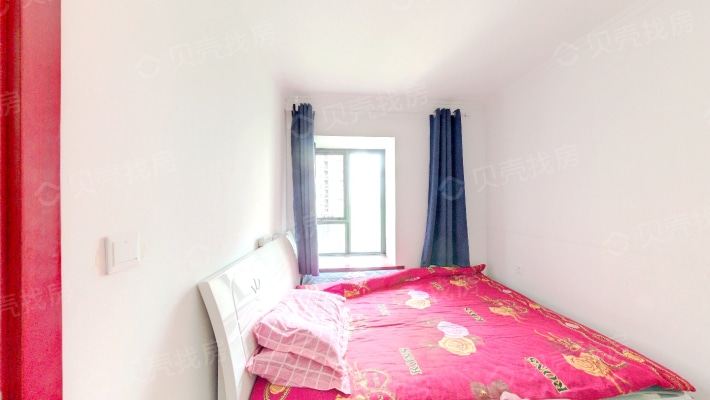 高新万达御园印象住宅性质精装单身公寓-卧室