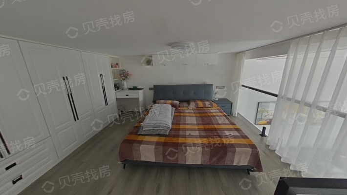 新！东投中央城精装复式单身公寓出售-卧室