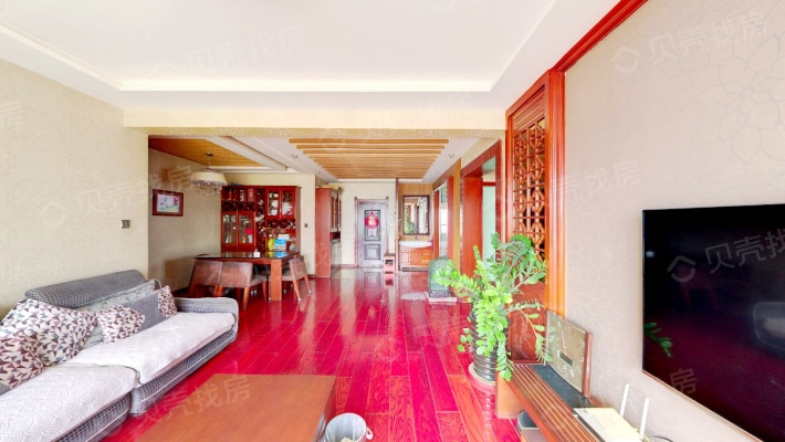 喀什东路金鑫花园128平方米精装三房出售-客厅