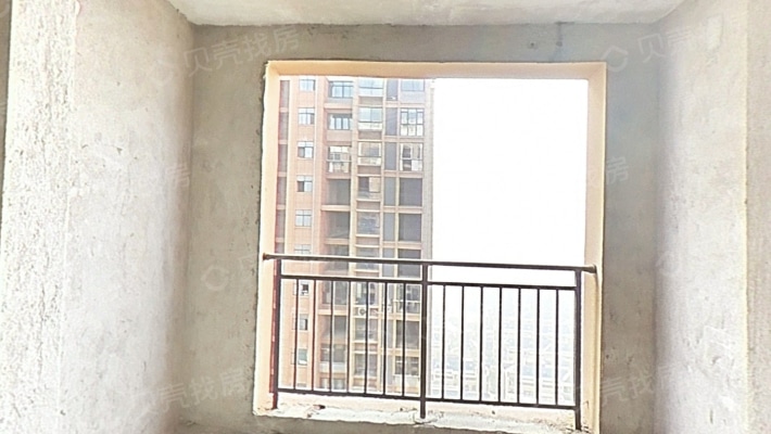 区政府 万达商圈 朝南毛坯公寓 好楼层视野好-阳台