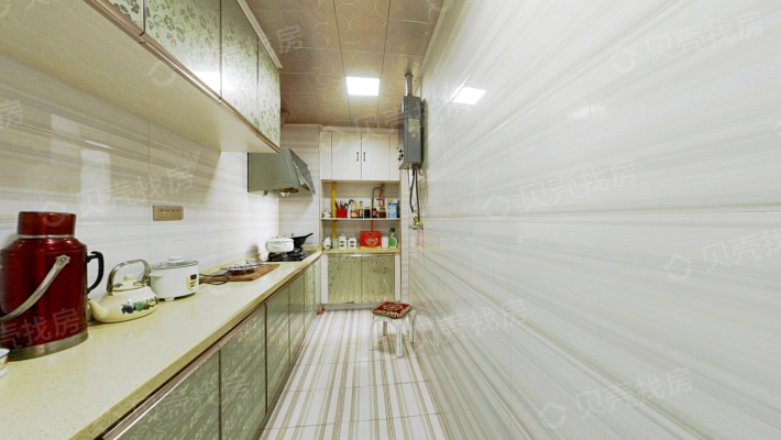 户型方正 精装 电梯房 可以拎包入住-厨房