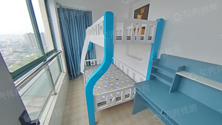 新步步高楼上精装修2房拎包入住看江景出行便利-卧室