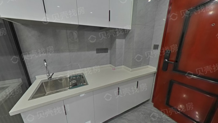 宜悦城精装单身公寓带家具家电拎包入住-厨房
